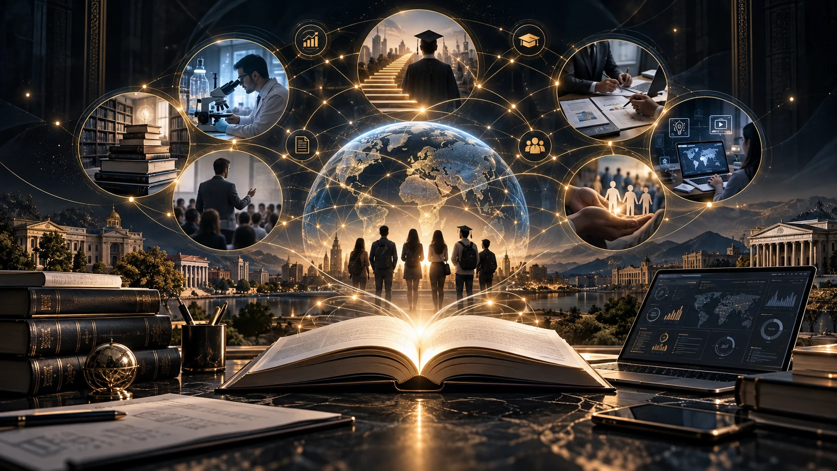Academic research network and scholarly communication